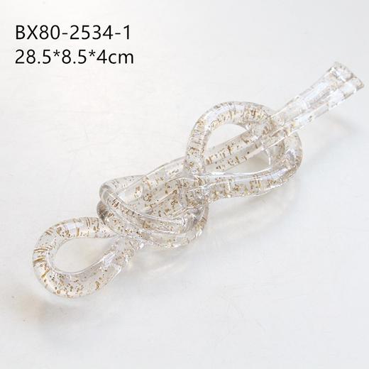 厂家直销现代简约软装书柜创手工彩色绳结条琉璃麻绳酒店样板间摆 商品图4