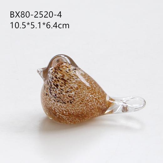 吹制彩色琉璃小鸟摆件台面玻璃装饰品结婚乔迁毕业礼品样板房陈设 商品图5