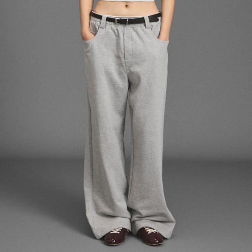 GOODBAI 新款刺绣收腰抽绳休闲卫裤直筒长裤男女同款 商品图0