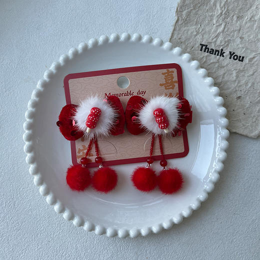 亮片貂毛球结子对夹-纪念日百货门店同款167795651 商品图4