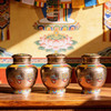 寺院祝福已装好宝瓶八吉祥彩绘宝瓶精品黄铜白怙主宝瓶地藏宝瓶供奉佛前家用摆件 商品缩略图3