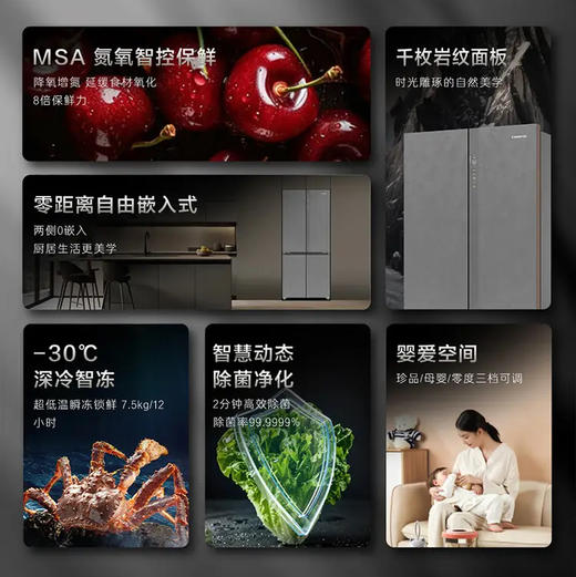 卡萨帝（Casarte）冰箱 BCD-559WLCTDA4GUU1 商品图4