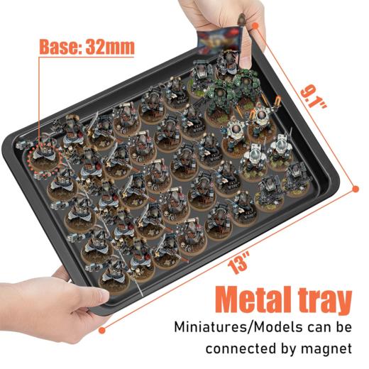 美国 WELIDAY 收藏品迷你木质展示箱 带磁吸门和6层托盘 35*27*43cm 商品图2