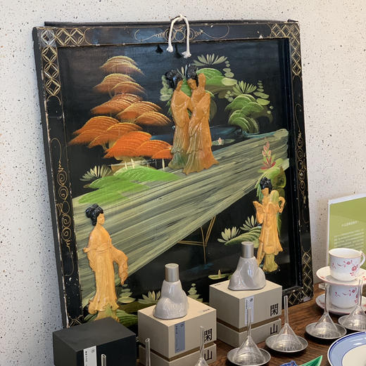 【苏州】日本回流中古大漆浮雕挂画 商品图0