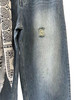女款做旧丝巾牛仔裤长裤la001 商品缩略图2