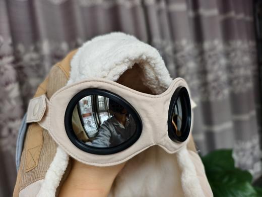 【护耳雷锋帽】KK树飞行员儿童帽子秋冬男童雷锋帽女孩防风护耳宝宝保暖2024新款小飞行员帽 商品图4