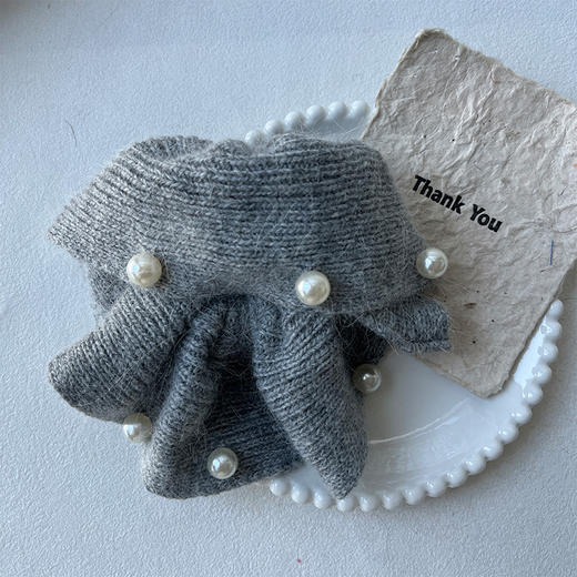 温柔贵气针织珍珠马尾抓抓夹-纪念日百货门店同款167643868 商品图4