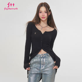 FTT FlyTheTruth『温柔猎手』设计感两穿长袖T恤女秋2025新款上衣