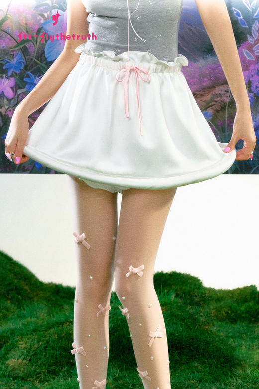 FTT FlyTheTruth『童话』 绑带法式蛋糕半身裙女夏辣妹蓬蓬短裙裤 商品图0