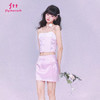 FTT FlyTheTruth『樱桃香气』 纯欲风缎面吊带女夏系带拼接小背心 商品缩略图1
