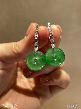 平安扣耳坠。 96999【5251212】