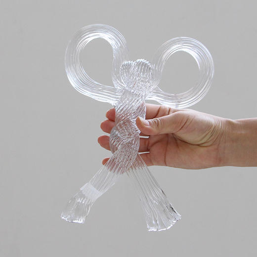 厂家直销现代简约软装书柜创手工彩色绳结条琉璃麻绳酒店样板间 商品图2