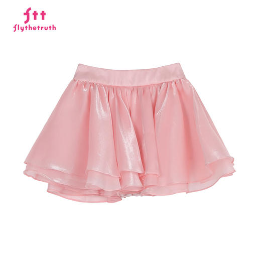 FTT FlyTheTruth『瞬时永恒』甜美双层半身裙女夏防走光A字短裙裤 商品图3