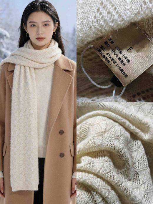 福利款 48K601山羊绒围巾 商品图0