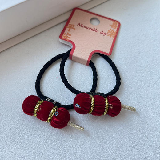 可爱喜庆糖葫芦对装皮筋HY对扎-纪念日百货门店同款167798270 商品图4