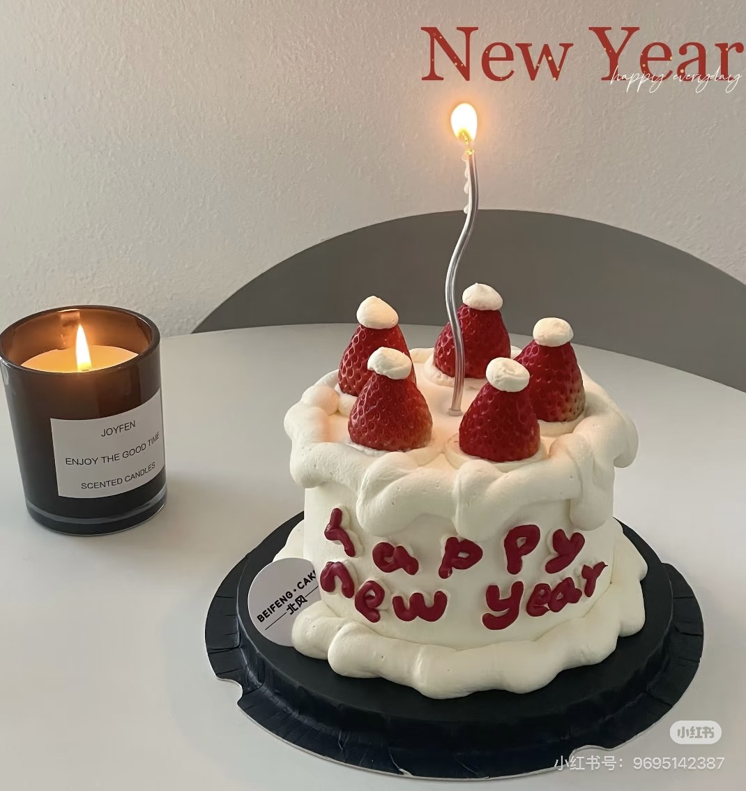 2026新年草莓蛋糕
