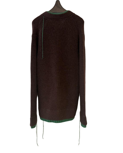 女款拼色拼接毛衣针织开衫zo 商品图1