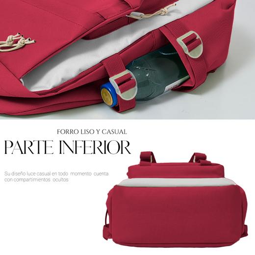 美国沃尔玛 JINGZHI 双肩包单肩包4件套 时尚帆布书包（无小熊公仔） 商品图3