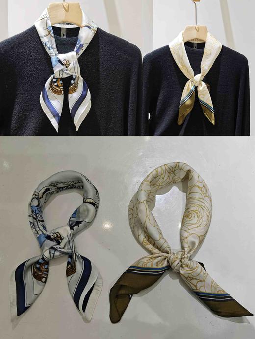 58B529印花方巾 商品图4