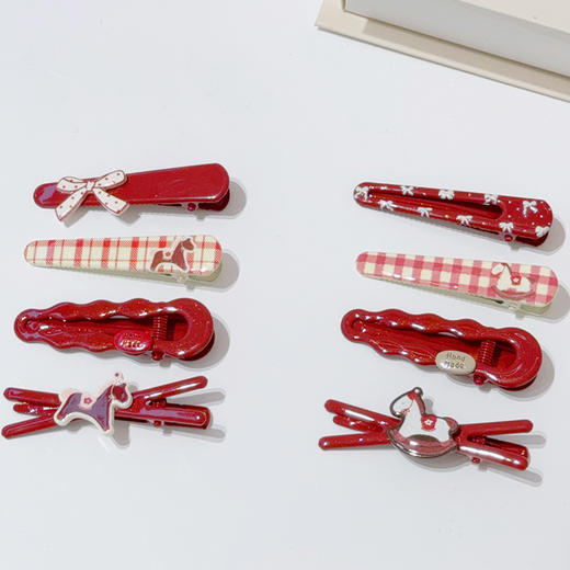 可爱少女心童趣小马组合夹HY组合夹-纪念日百货门店同款168243330 商品图4