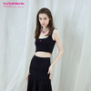 FTT FlyTheTruth『雾·欲』 黑色毛绒吊带背心女冬季美背百搭上衣 商品缩略图0