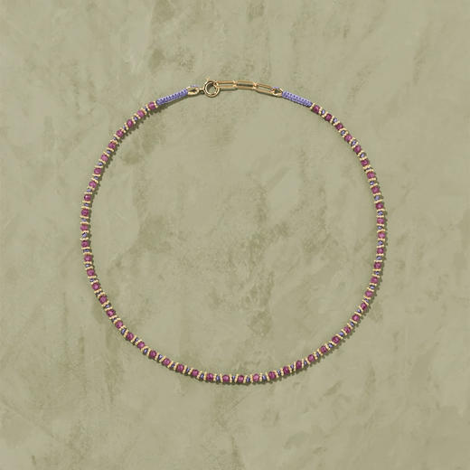 订购8周到｜Tityaravy-KAMALA-爱神卡玛 粉色红宝石 项链［法国设计师］ 商品图0