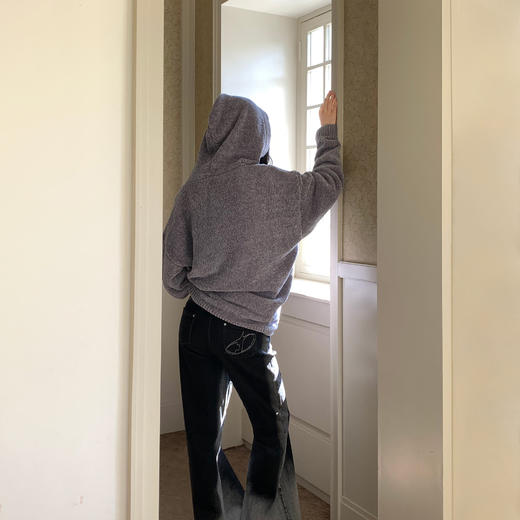 FTT FlyTheTruth『奥利奥甜心』 微喇晕染牛仔裤秋季复古做旧长裤 商品图3