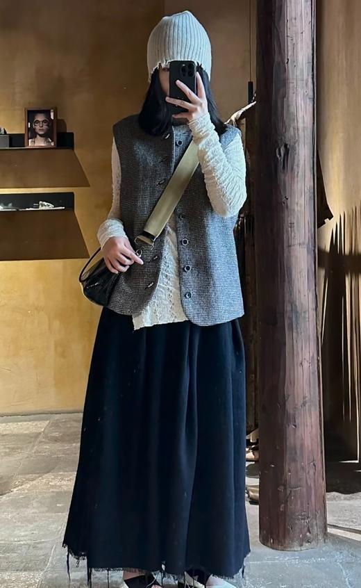 女款千鸟格马甲背心hu 商品图3