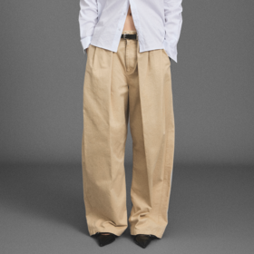 GOODBAI新款刺绣logo直筒裤休闲长裤