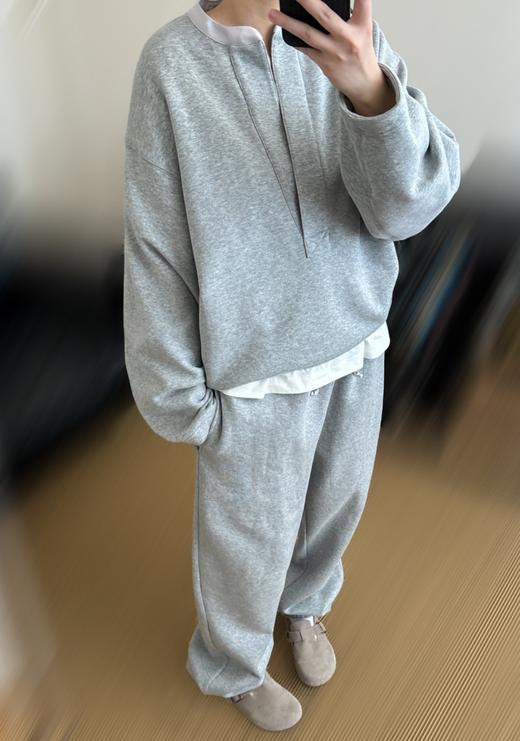 女款棉质抽绳卫裤长裤 可配套装hu 商品图3