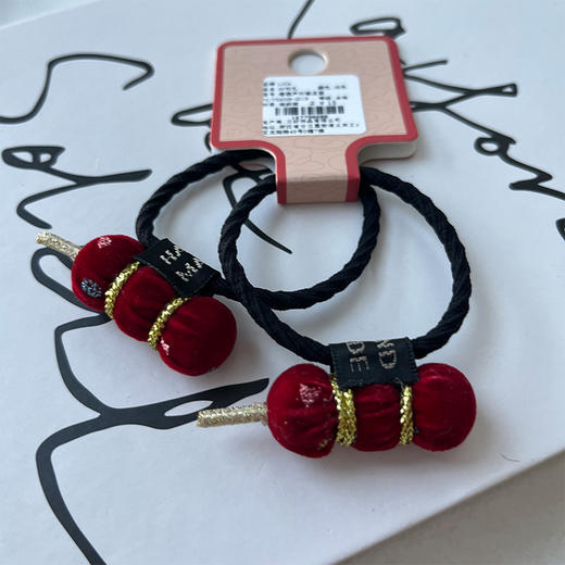 可爱喜庆糖葫芦对装皮筋HY对扎-纪念日百货门店同款167798270 商品图0