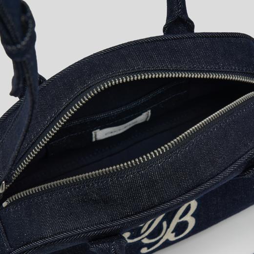 GOODBAI新款链条绣复古撞色背带可斜挎保龄球包 商品图4