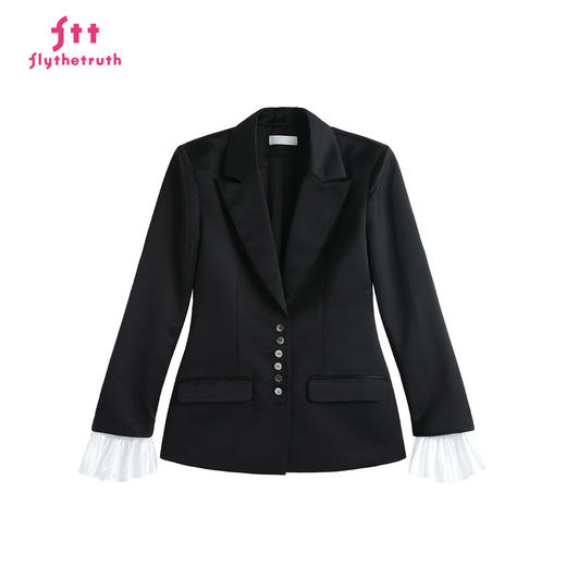 FTT FlyTheTruth『都市叛逆』 高级感西装外套女秋休闲短裙两件套 商品图3