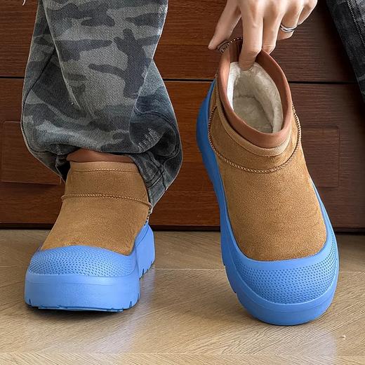 舒适长绒毛男女中帮冬季保暖雪地靴！ 商品图1