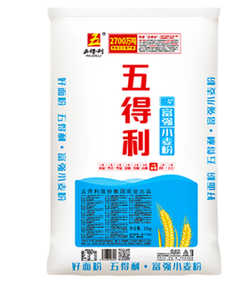 【YC】五得利面粉25kg 家庭通用中筋粉包子馒头拉面饺子
