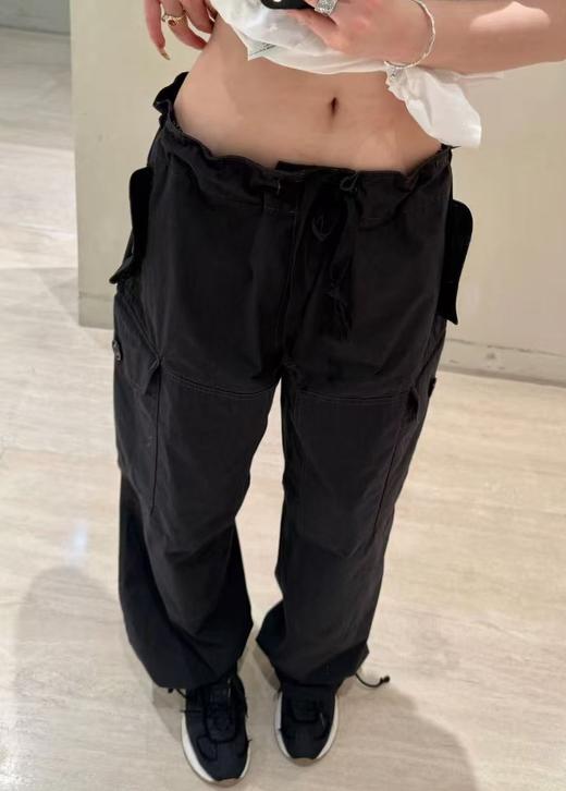 女款松紧腰工装裤长裤he016 商品图3