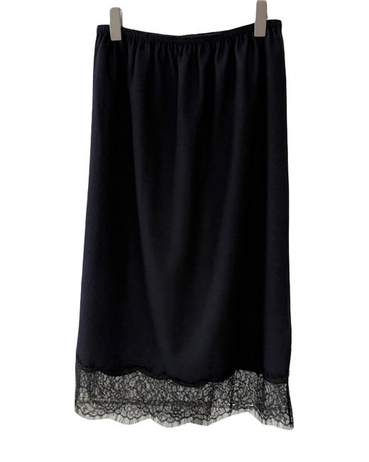 女款蕾丝边直筒半身裙he 商品图0