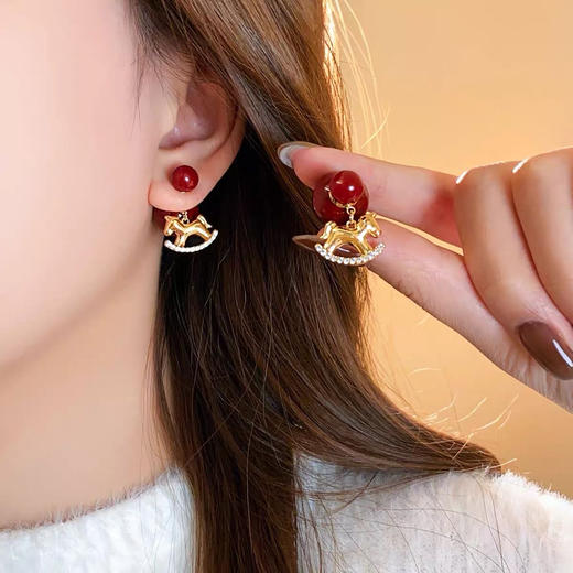 新年好运耳钉组合！买1对送1对 这两款耳钉嘎嘎显白 两个款式各一对，超值优惠！ 商品图9