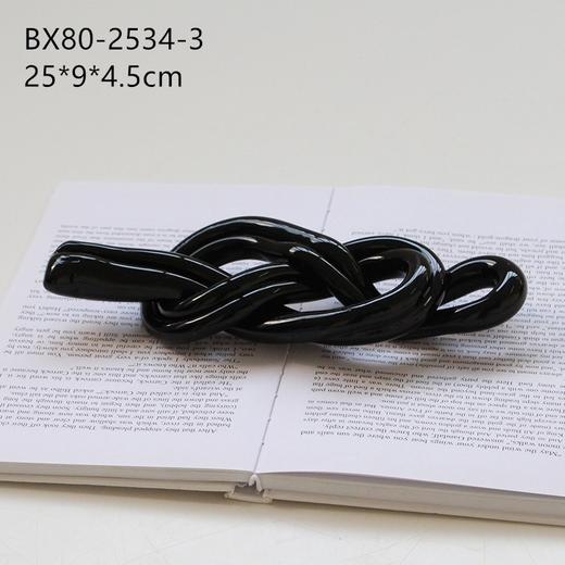 厂家直销现代简约软装书柜创手工彩色绳结条琉璃麻绳酒店样板间摆 商品图6