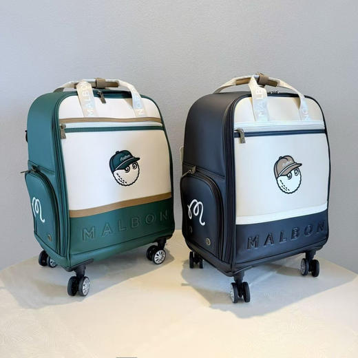 出韩国原单MB 高尔夫拉杆箱，真皮材质。颜值与实用并存！耐用材质，轻巧便携，出行好伙伴。
两个色。 商品图1