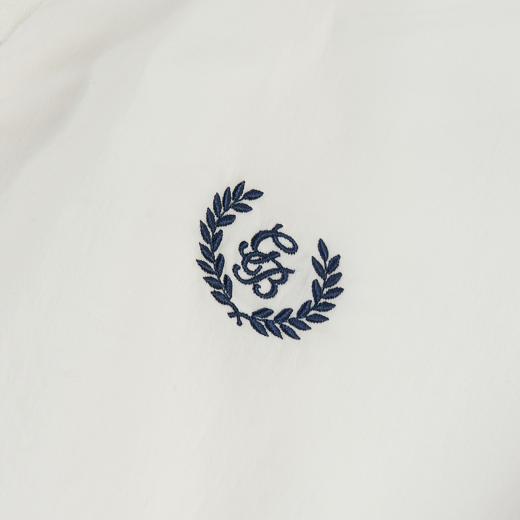 GOODBAI新款刺绣logo翻领短款收腰长袖衬衫女 商品图4