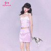 FTT FlyTheTruth『樱桃香气』 粉色缎面系带半身裙女夏纯欲风短裙 商品缩略图1