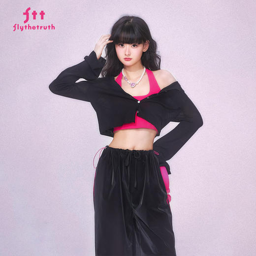 FTT FlyTheTruth『田野的风』 纯羊毛针织开衫女秋薄款透气防晒衣 商品图1