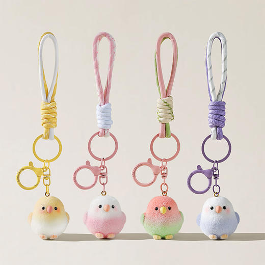 啾啾团子植绒挂件钥匙扣-纪念日百货门店同款168694165 商品图0