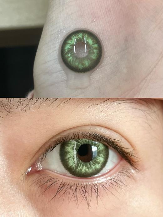 【本店实拍-新品混血六片装】HANCON-日抛大直径美瞳-数码暴龙/电子风暴/伯爵黑钻/鸽血红钻/冰摇美式-直径14.5mm【日抛 0-800度 无525/575】 商品图6