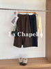 专柜实拍【又韩又松弛】拉夏贝尔/La Chapelle走路带风~韩系百搭简约直筒休闲裤宽松有型垂感阔腿裤★ 商品缩略图0