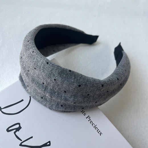 毛呢波点宽版发箍-纪念日百货门店同款168248739 商品图2