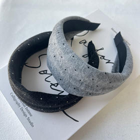 毛呢波点宽版发箍-纪念日百货门店同款168248739