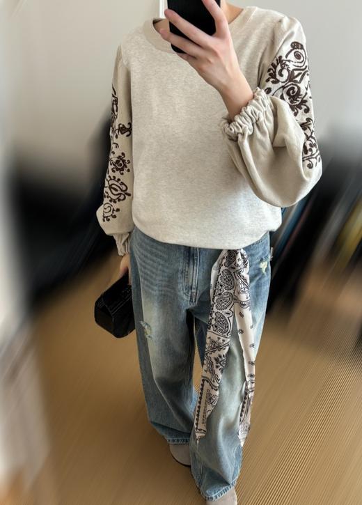 女款刺绣加绒上衣zh 商品图3