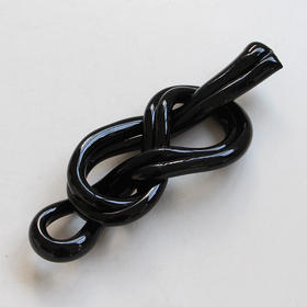 厂家直销现代简约软装书柜创手工彩色绳结条琉璃麻绳酒店样板间摆